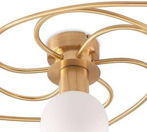 Lindby - Ciala 7 Stropní Lampa Brass/OpalLindby - Lampemesteren