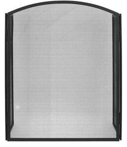 Krbová zástěna 118 x 76 cm černá Kaminer PK013
