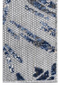 Kusový koberec Palmové listí šedomodrý 80x150cm