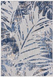 Kusový koberec Palmové listí šedomodrý 140x200cm