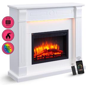 Elektrický krb BALDERIA Hikaru – výkon až 2000 W, bílý
