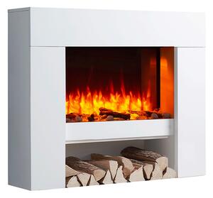Elektrický krb BALDERIA Naran – topný výkon až 2000 W, bílý