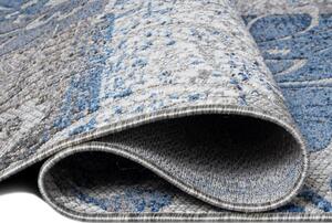Kusový koberec Velký květ modrošedý 140x200cm