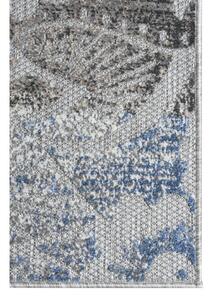 Kusový koberec Velký květ modrošedý 80x150cm