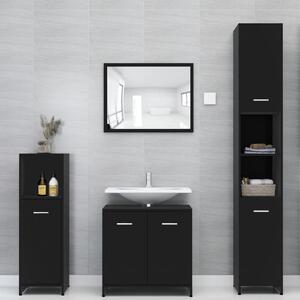 Koupelnová skříňka Elston - dřevotříska - 60 x 33 x 58 cm | černá