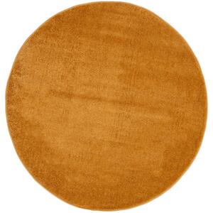 Kusový koberec Ezra žlutý kruh 100x100cm
