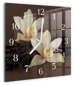 Skleněné hodiny Vanilka zskb-30x30-00057404