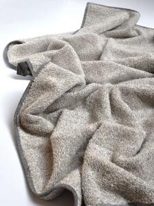 Snový svět Lněný ručník měkký Tahini Rozměr: 45 x 90 cm