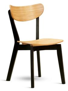 Jídelní židle Tuoli dub + buk černá