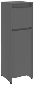 Koupelnová skříňka Ewen - dřevotříska - 30 x 30 x 95 cm | šedá