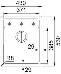 Franke SET T51 tectonitový dřez SID 610-40 šedá + baterie FN 0147.031 chrom