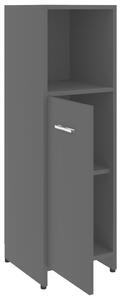 Koupelnová skříňka Brill - dřevotříska - 30 x 30 x 95 cm | šedá