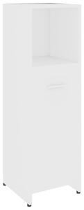 Koupelnová skříňka Brill - dřevotříska - 30 x 30 x 95 cm | bílá