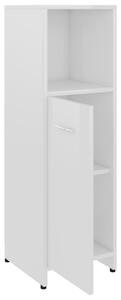 Koupelnová skříňka Brill - dřevotříska - 30 x 30 x 95 cm | bílá vysoký lesk