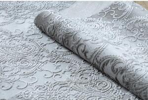 Luxusní kusový koberec akryl Larso šedý 80x150cm