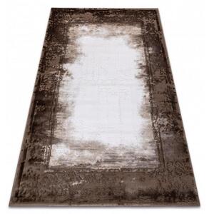 Luxusní kusový koberec akryl Omin hnědý 80x150cm
