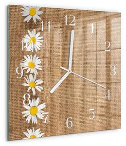 Skleněné hodiny Sedmikráska zskb-30x30-00058292