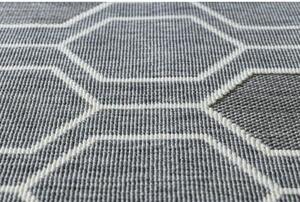 Kusový koberec Hexa šedý 200x290cm