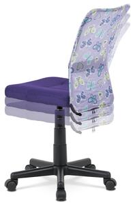 Dětská židle BAMBI fialová s motivem