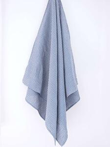 Snový svět Plátěný ručník Kara modrá Rozměr: 75 x 145 cm
