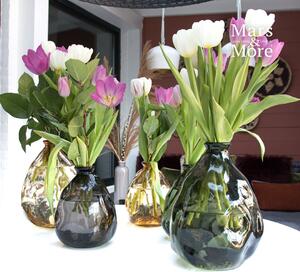 Světle béžová váza Evelyne - 16*16*19cm