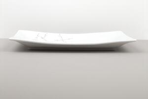 Made in Japan (MIJ) White Blossom Obdélníkový Talíř 33 x 19 cm