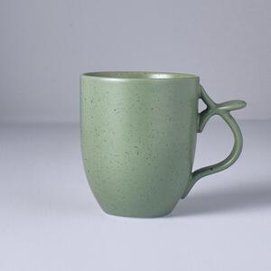 Made in Japan (MIJ) Hrnek s netradičním uchem Tea Cup zelený 500 ml