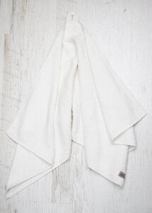 Snový svět Lněný ručník měkký bílý Rozměr: 45 x 90 cm