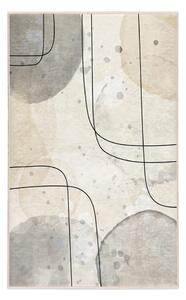 Šedo-krémový pratelný koberec 160x230 cm Simple Lines – Mila Home