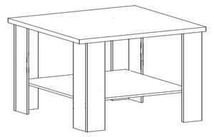 Konferenční stolek Joker mini, dub sonoma