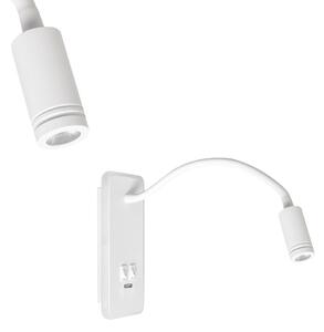 Nástěnné LED svítidlo Base, 1x LED 8+2w, 4000k, w, vypínač