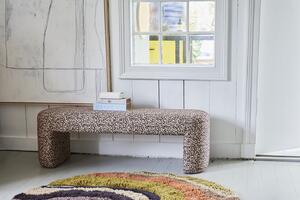 Barevný kulatý všívaný koberec Tufted - Ø 150cm