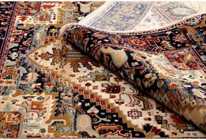 Vlněný kusový koberec Keshan béžový 120x145cm