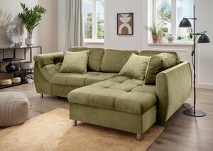 ROHOVÁ SEDAČKA, textil, zelená Livetastic - Sedací soupravy, Online Only
