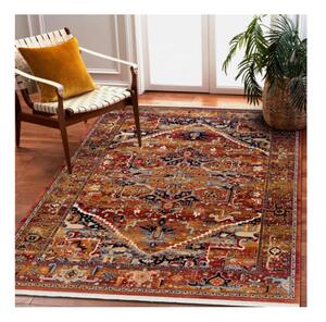 Vlněný kusový koberec Keshan terakotový 200x290cm