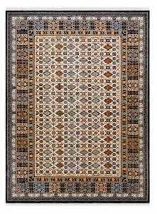 Vlněný kusový koberec Efez béžovo modrý 120x145cm