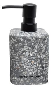 Šedý dávkovač mýdla z polyresinu 270 ml Tom Tailor T-Terrazzo – Wenko