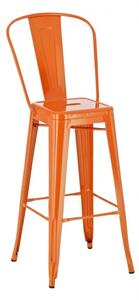 Barová židle Factory, výška 77cm, oranžová