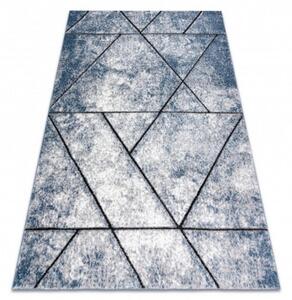 Kusový koberec Wall modrý 80x150cm