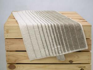 Snový svět Lněný ručník měkký proužek vlny Rozměr: 45 x 90 cm
