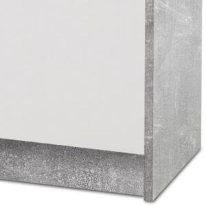 Komoda OPTIMUS 38-005 bílá/beton