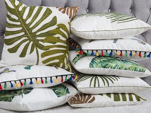 Dekorativní bavlněný polštář s motivem palmy ZENOBIA