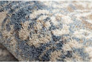 Vlněný kusový koberec Esma krémově modrý 80x150cm