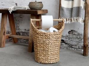 Přírodní košík na toaletní papír z vodního hyacintu - Ø30*40 cm