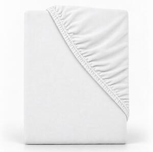 Jersey prostěradlo COMFORT z česané bavlny – bílé 90x200 cm