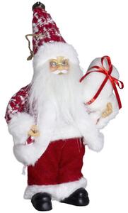 Dům Vánoc Ozdoba na stromeček Santa v červeném kabátku 18 cm Druh: na saních