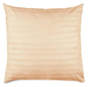 BAMBUSOVÝ POVLAK NA POLŠTÁŘ STRIPE BEIGE 40X40 CM BÉŽOVÁ