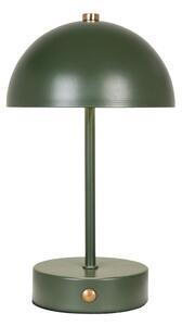 Tmavě zelená LED stolní lampa s kovovým stínidlem (výška 25 cm) Holt – House Nordic