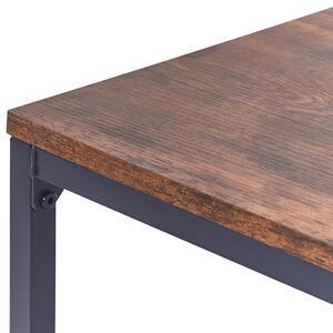 Odkládací stolek tmavé dřevo/černá KENNER