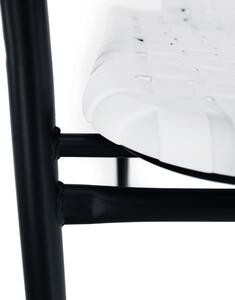 Zahradní židle Brittaney (bílá + černá). 744496